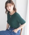 milli de l'air テレコハーフスリーブカットソー レディース ネコポス 対応商品