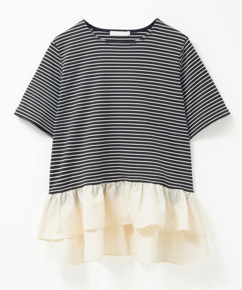 milli de l'air ヘム切替ペプラムトップス レディース メール便 対応商品商品画像-21