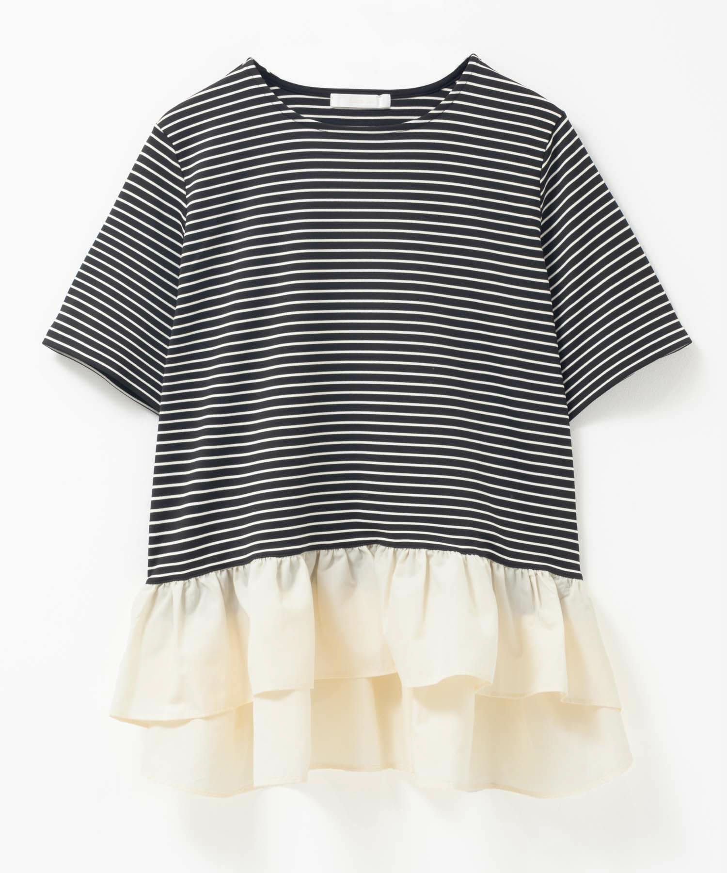 milli de l'air ヘム切替ペプラムトップス レディース メール便 対応商品商品サムネイル-21