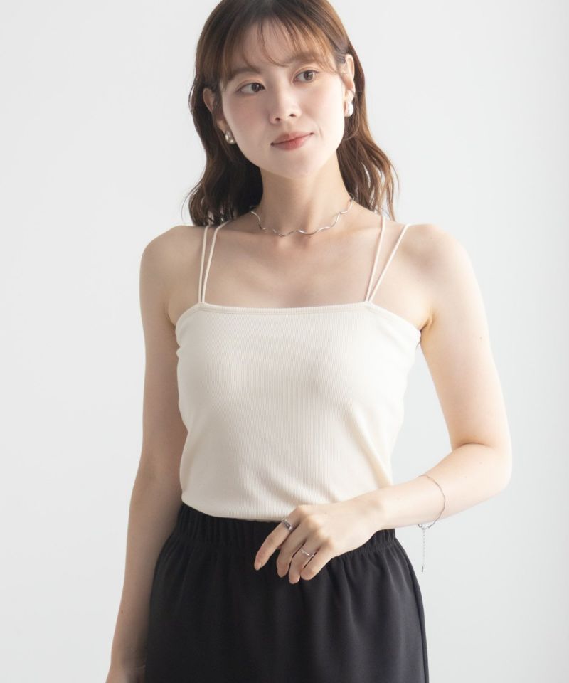 milli de l'air バックストラップカップ付きキャミソール レディース商品画像-10