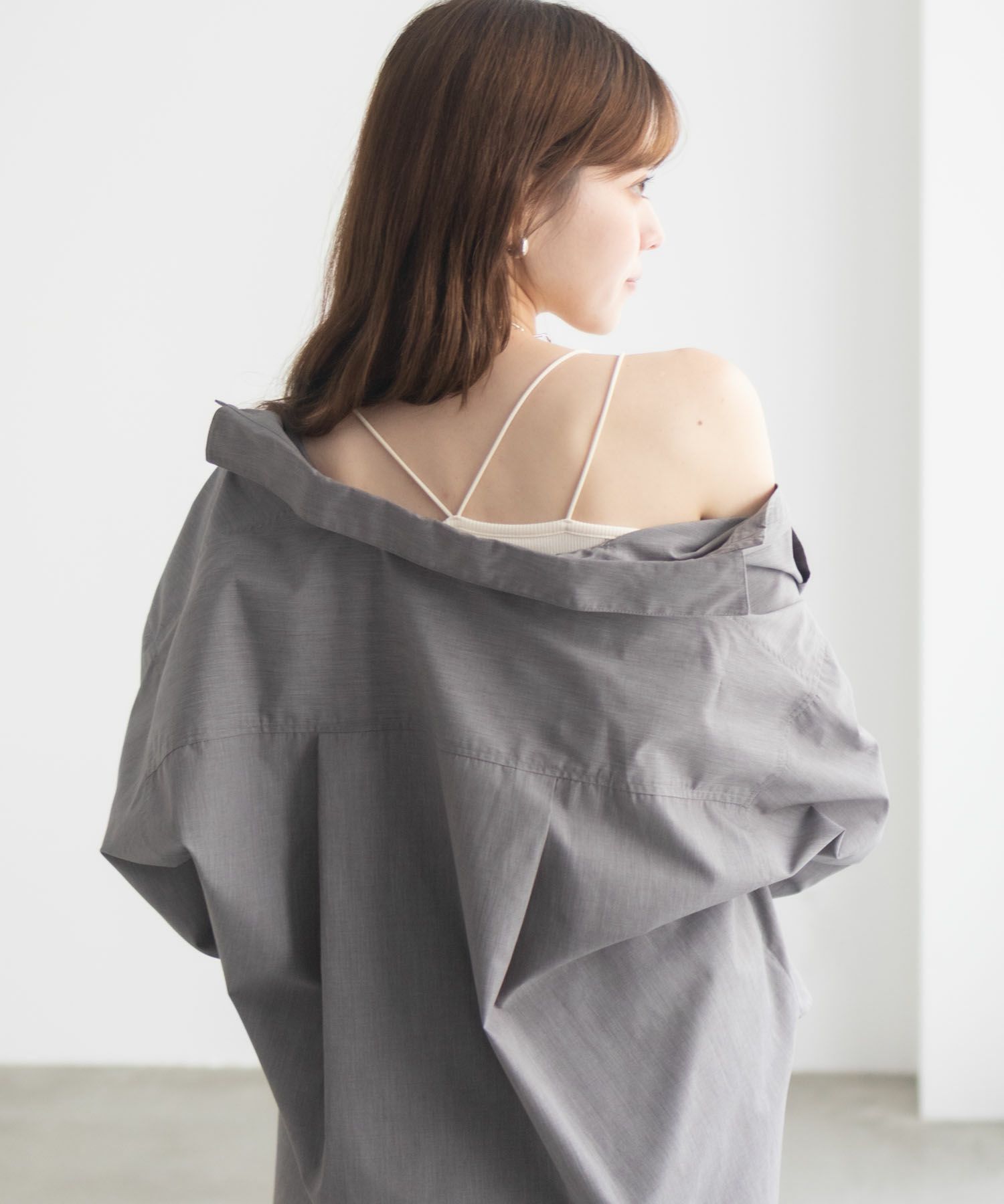 milli de l'air バックストラップカップ付きキャミソール レディース商品画像-13