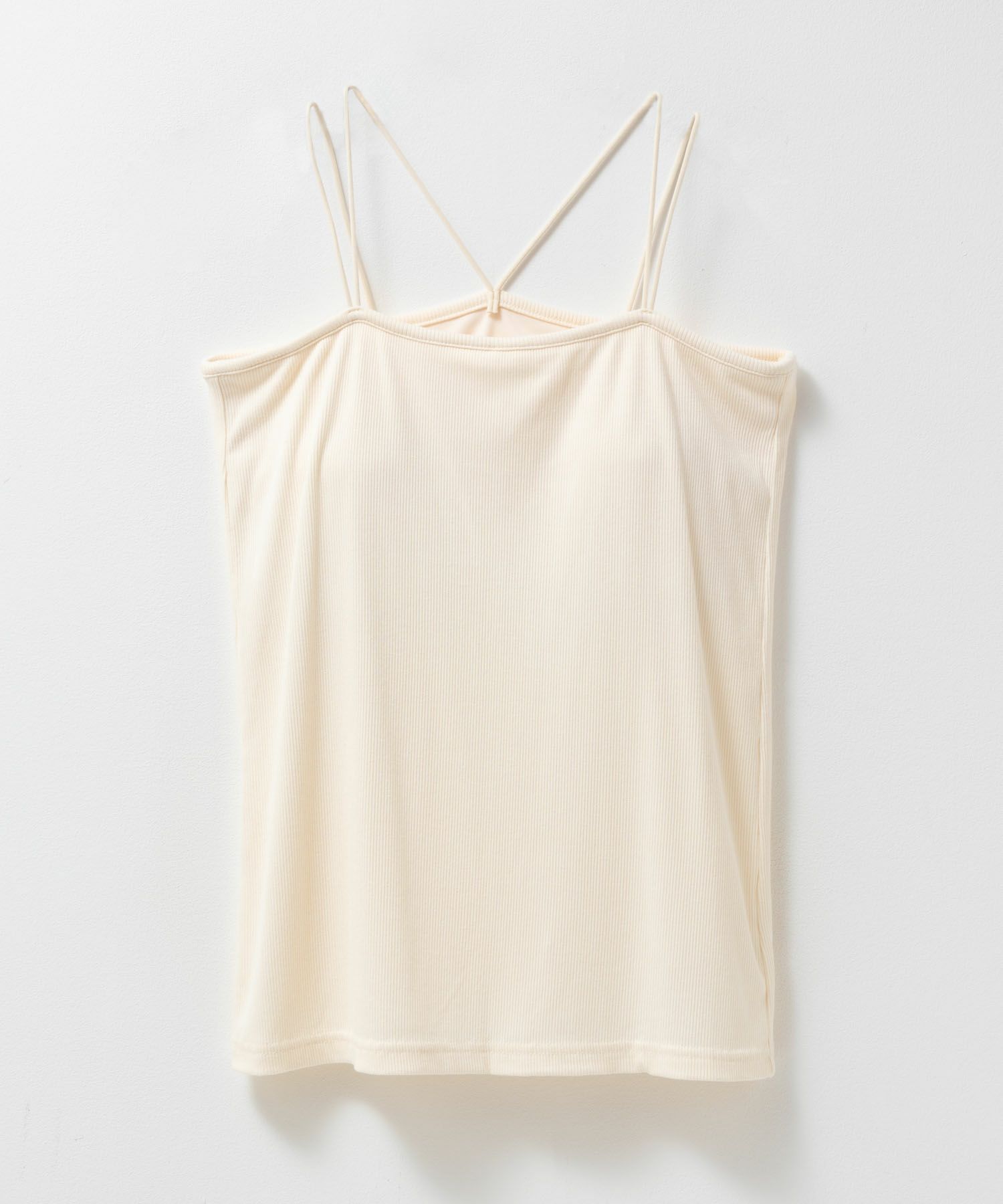 milli de l'air バックストラップカップ付きキャミソール レディース