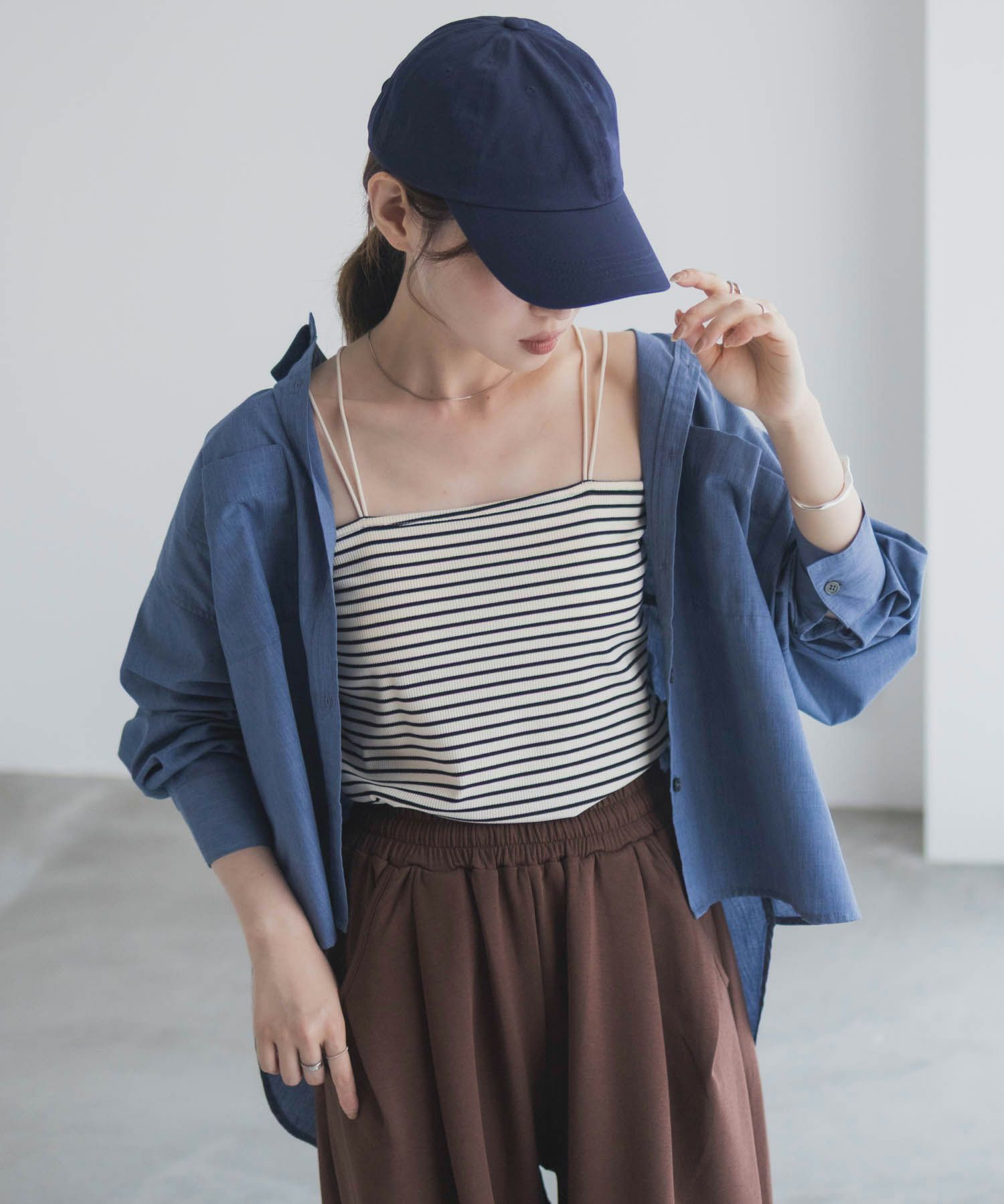 milli de l'air バックストラップカップ付きキャミソール レディース商品サムネイル-7