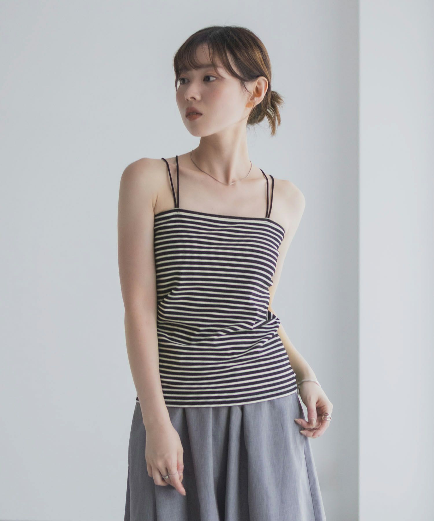 milli de l'air バックストラップカップ付きキャミソール レディース商品サムネイル-11