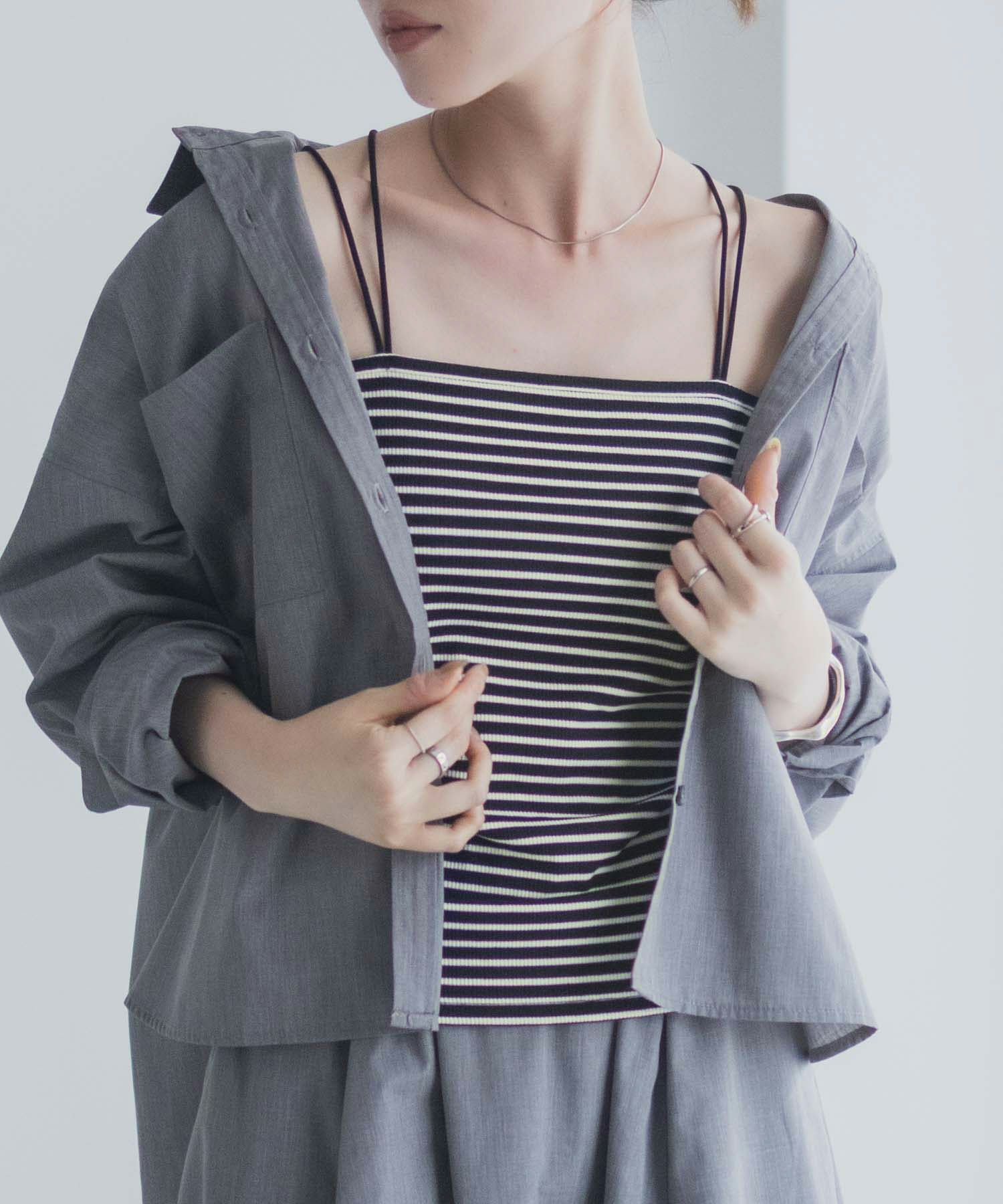 milli de l'air バックストラップカップ付きキャミソール レディース