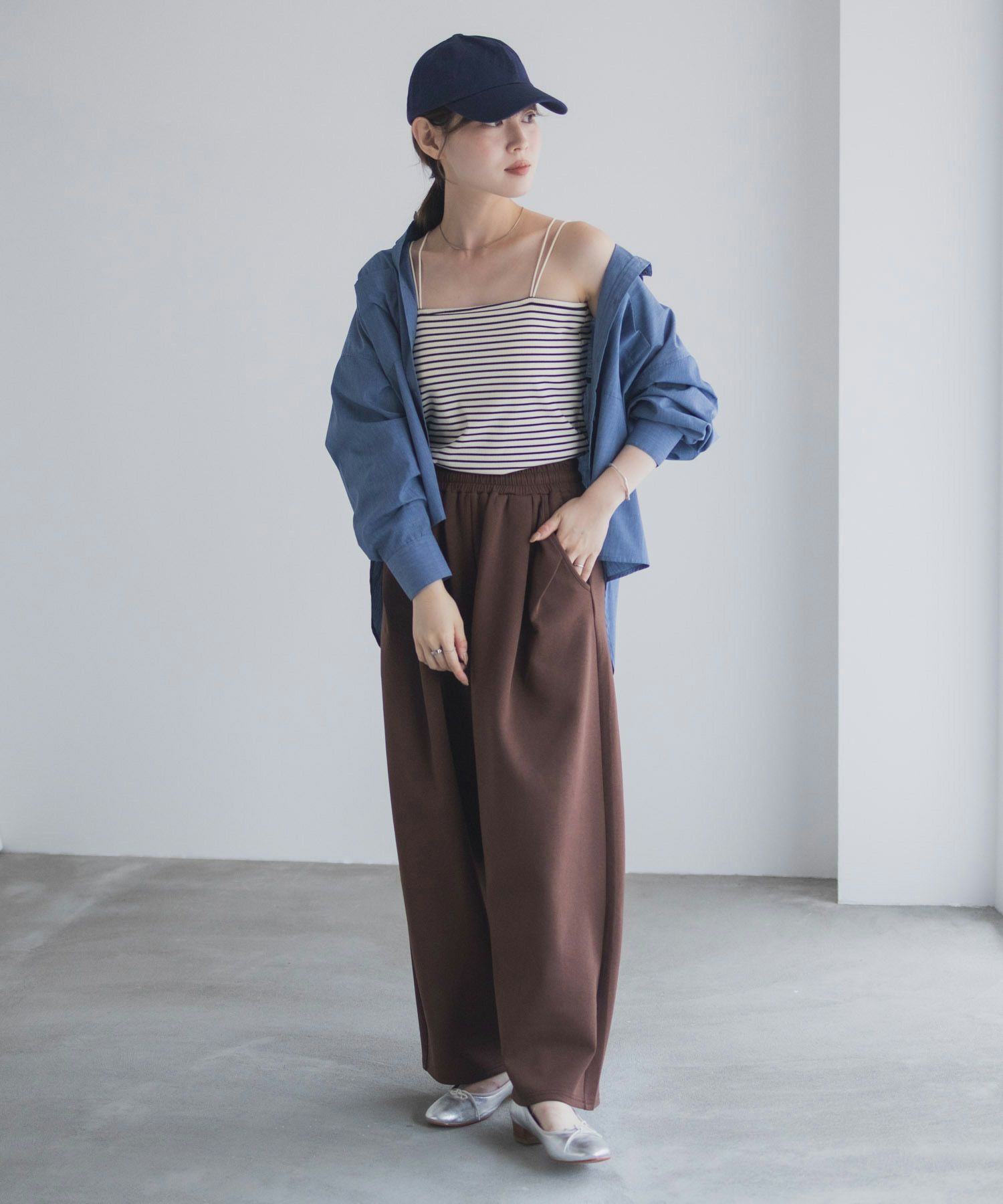 milli de l'air バックストラップカップ付きキャミソール レディース商品サムネイル-22