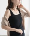 milli de l'air ワイドストラップスクエアタンクトップ レディース ネコポス 対応商品