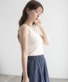milli de l'air ワイドストラップスクエアタンクトップ レディース メール便 対応商品商品サムネイル-8