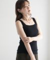 milli de l'air ワイドストラップスクエアタンクトップ レディース メール便 対応商品商品サムネイル-12