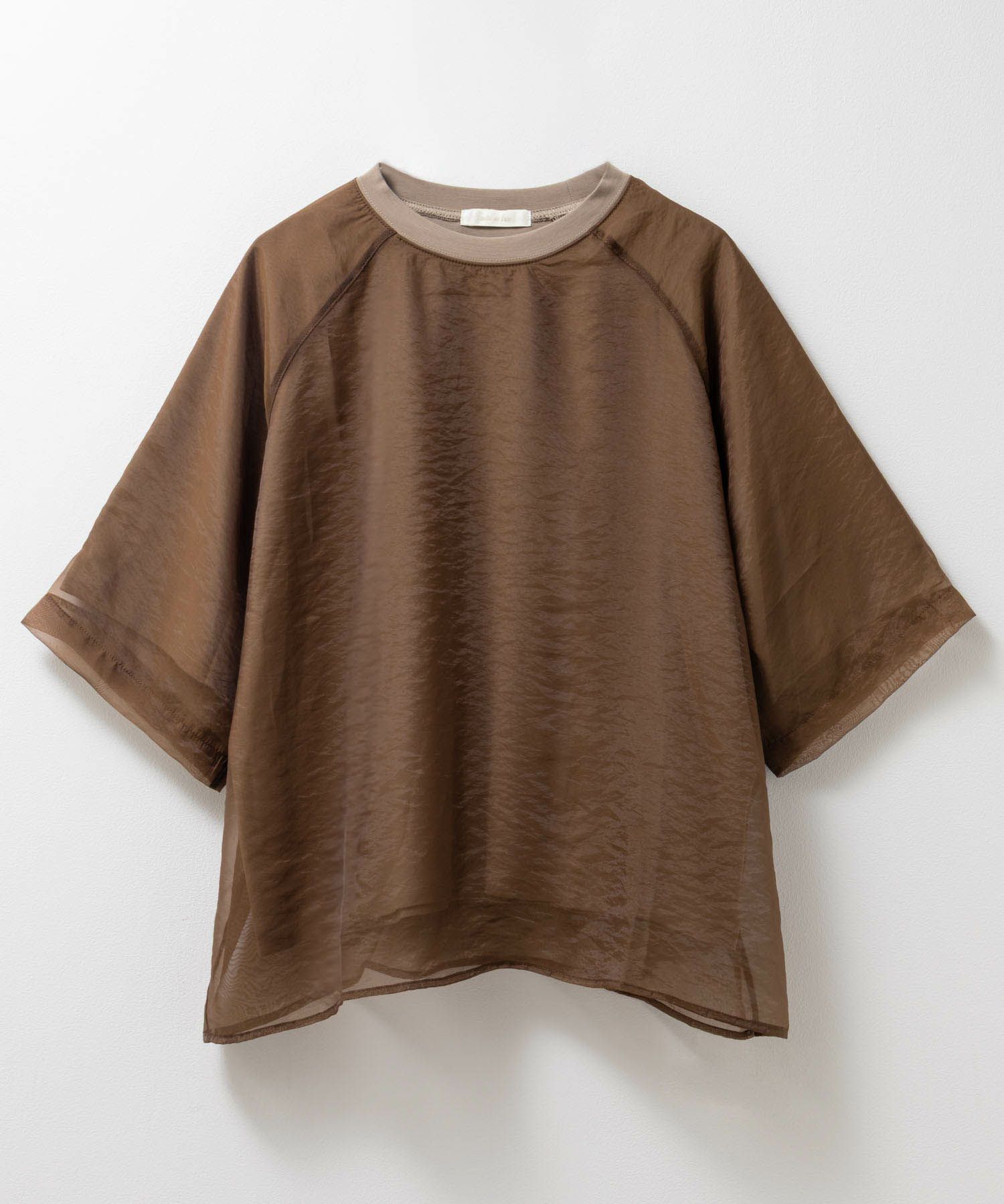 milli de l'air  ポンチ素材 シアーレイヤードトップス レディース メール便 対応商品商品サムネイル-24