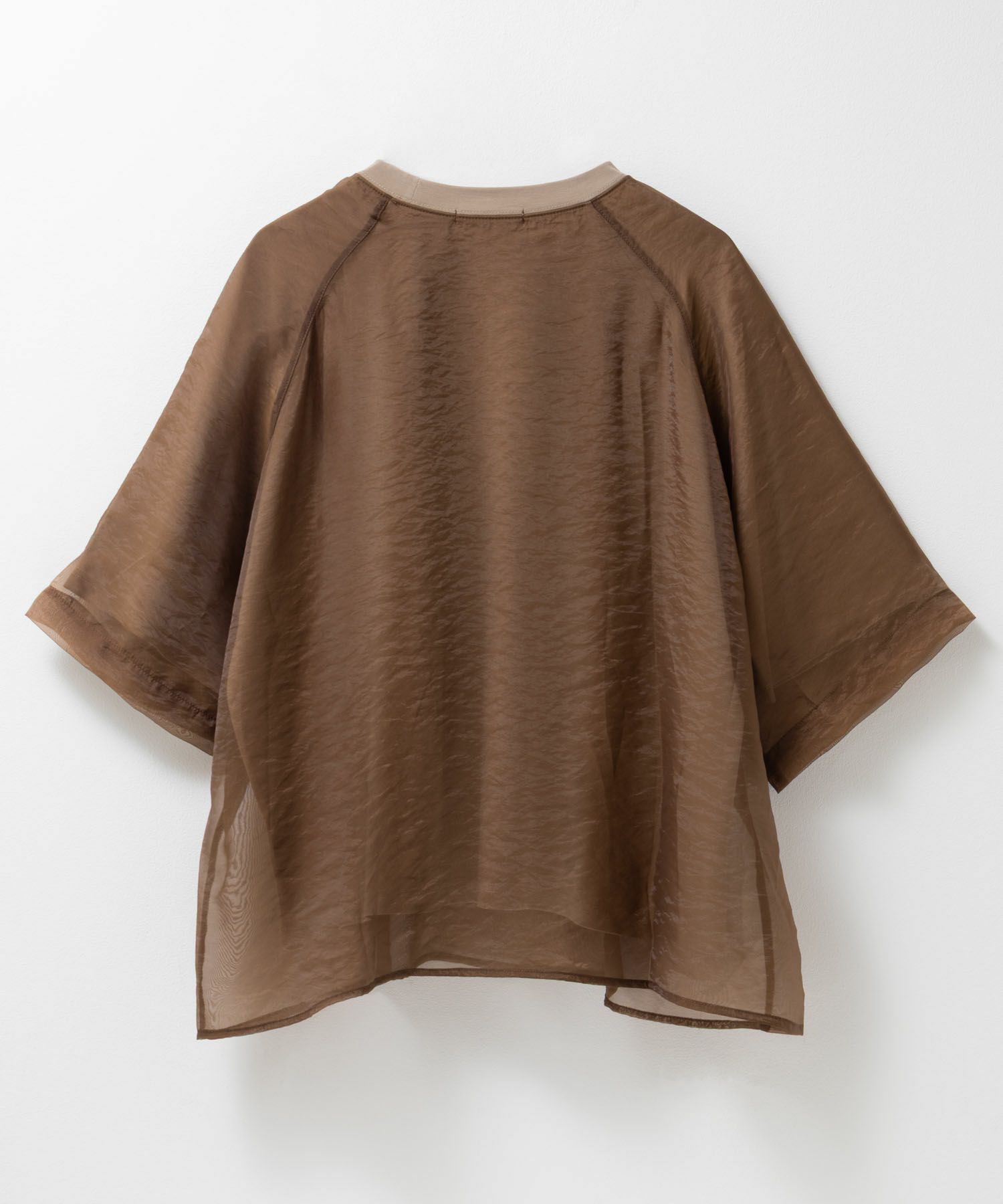 milli de l'air  ポンチ素材 シアーレイヤードトップス レディース メール便 対応商品商品サムネイル-25