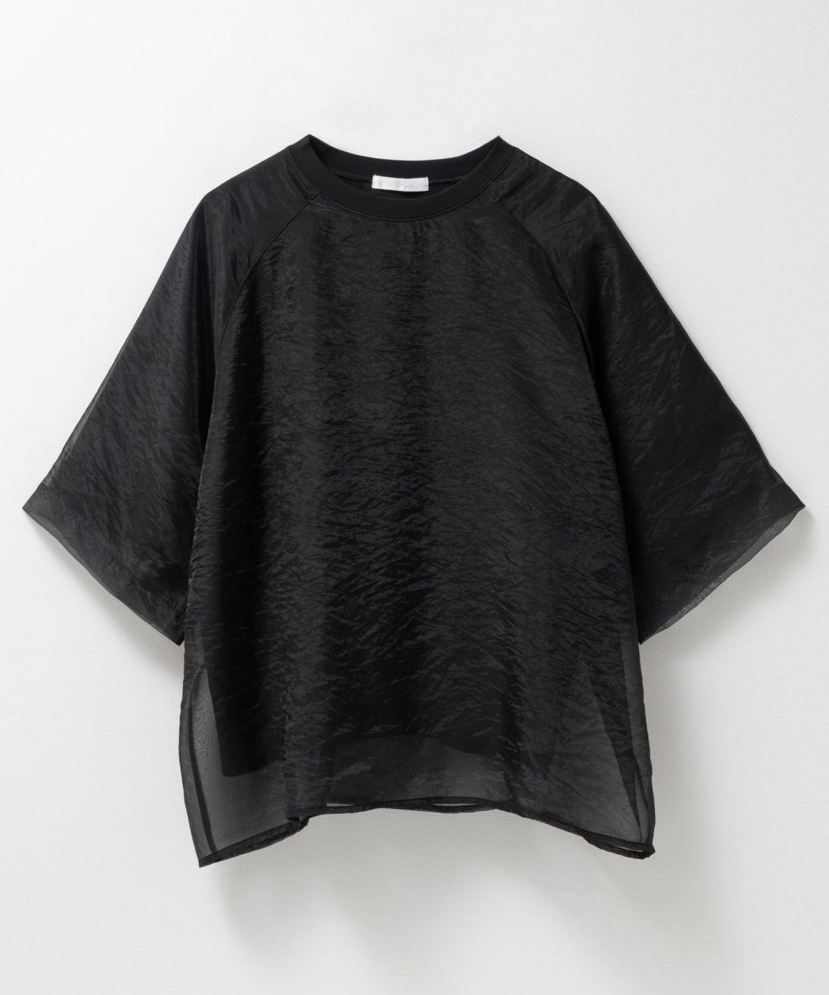 milli de l'air ポンチ素材 シアーレイヤードトップス レディース ネコポス 対応商品