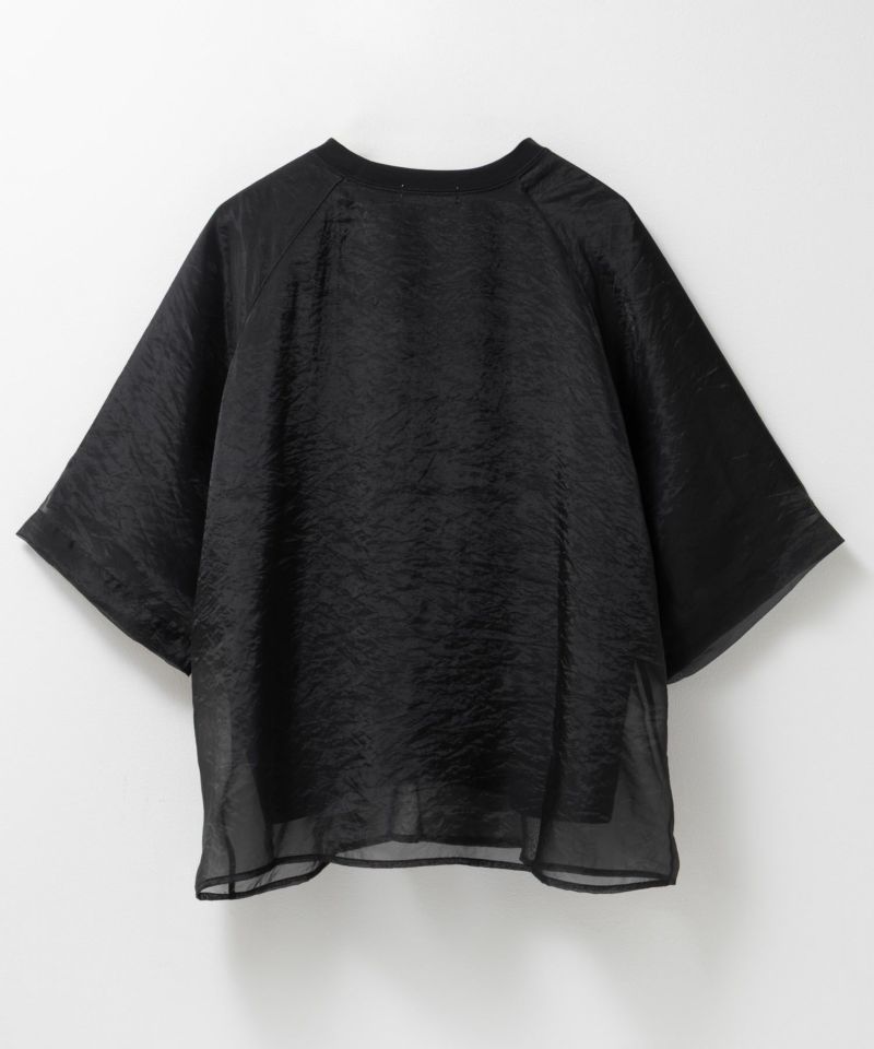 milli de l'air  ポンチ素材 シアーレイヤードトップス レディース メール便 対応商品商品画像-29