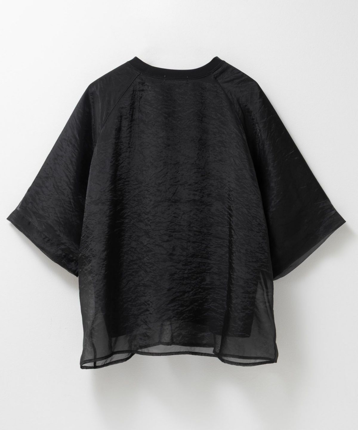 milli de l'air ポンチ素材 シアーレイヤードトップス レディース ネコポス 対応商品