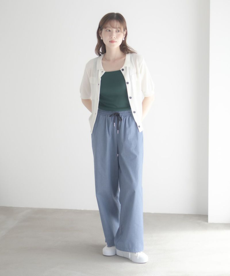 milli de l'air ポロカラーダブルポケットニット レディース商品画像-15