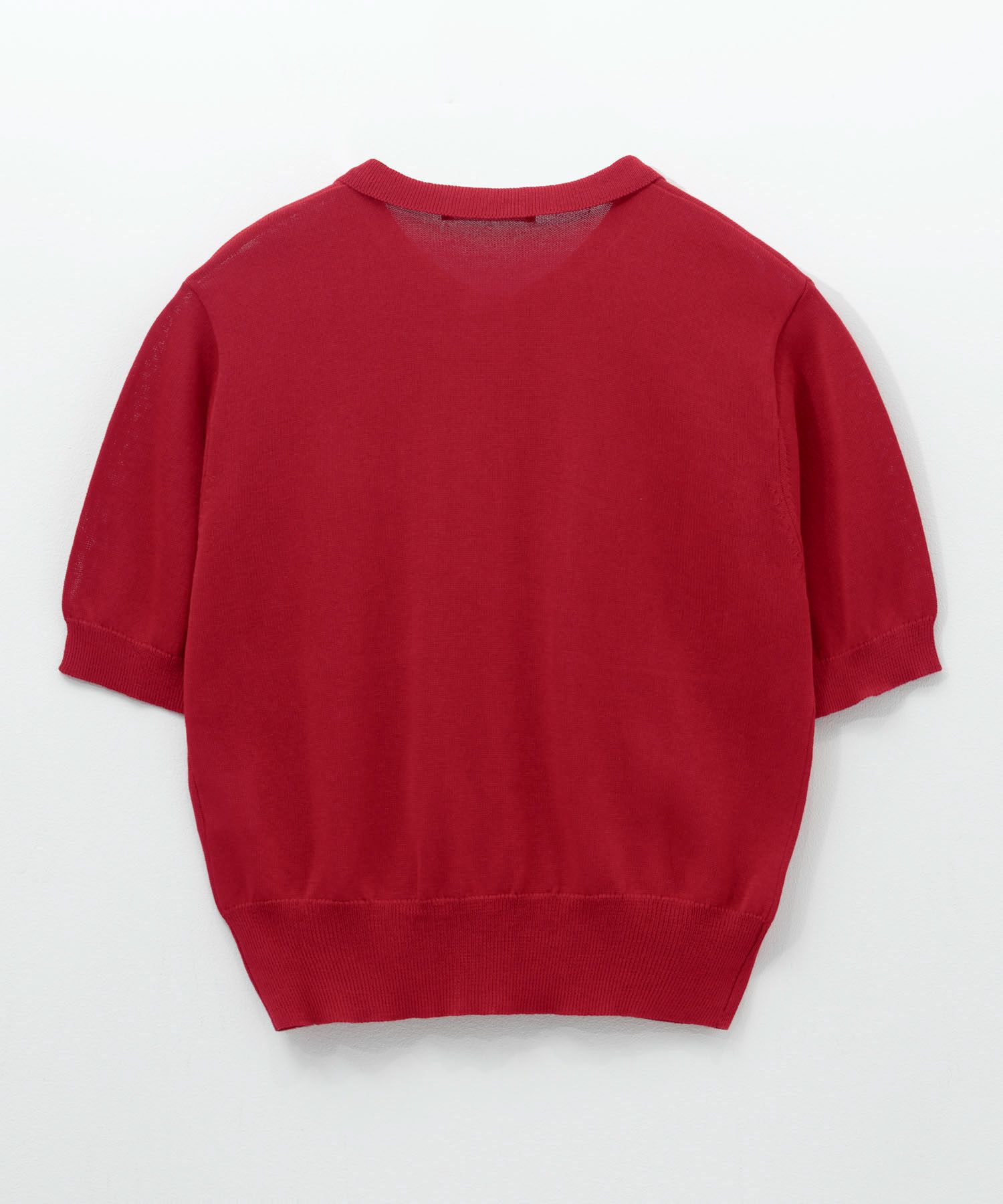 milli de l'air ポロカラーダブルポケットニット レディース