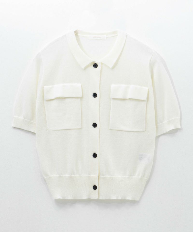 milli de l'air ポロカラーダブルポケットニット レディース商品画像-30