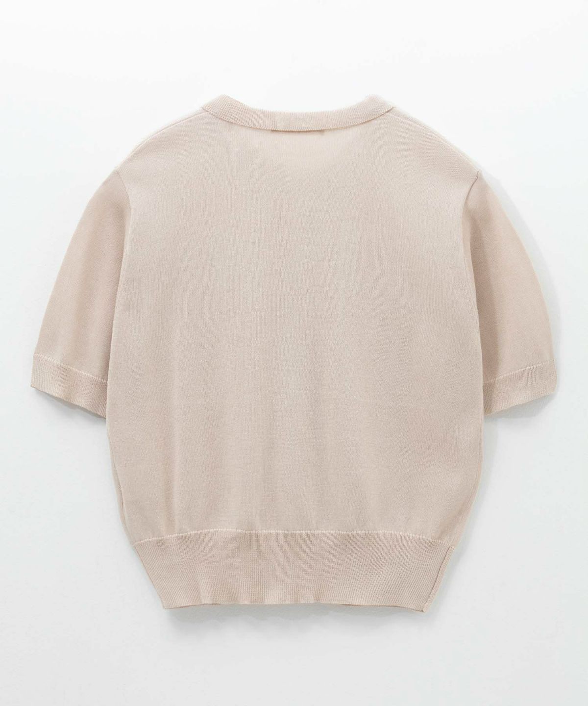 milli de l'air ポロカラーダブルポケットニット レディース