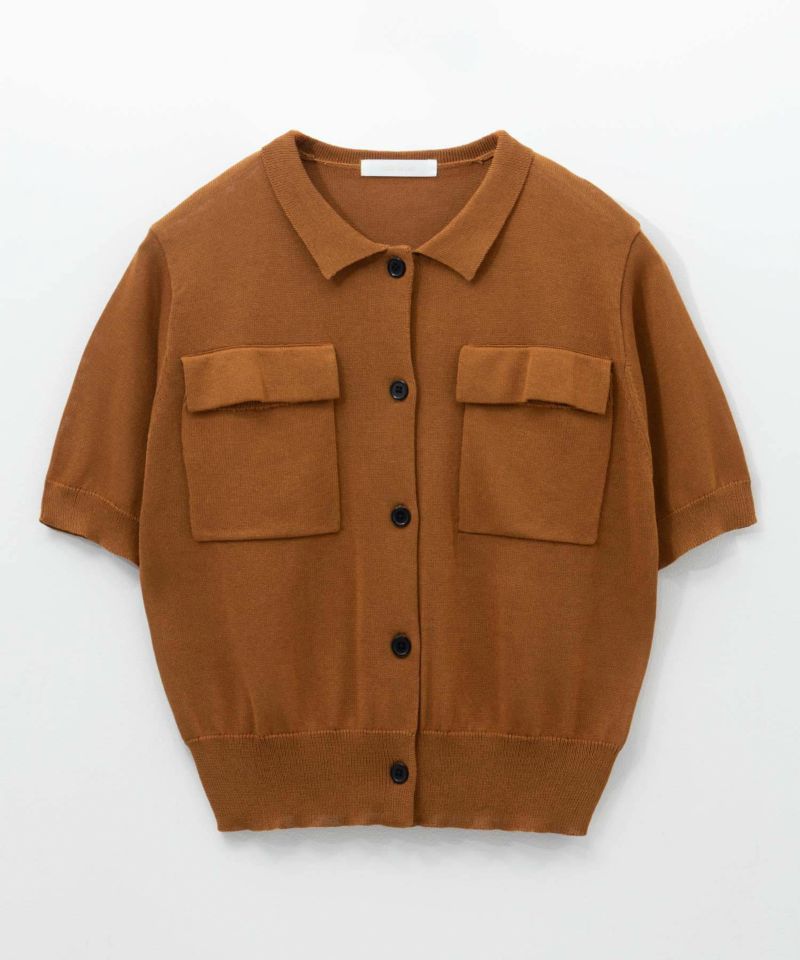 milli de l'air ポロカラーダブルポケットニット レディース商品画像-36