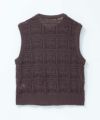 milli de l'air 幾何柄編みニットベスト レディース商品サムネイル-19