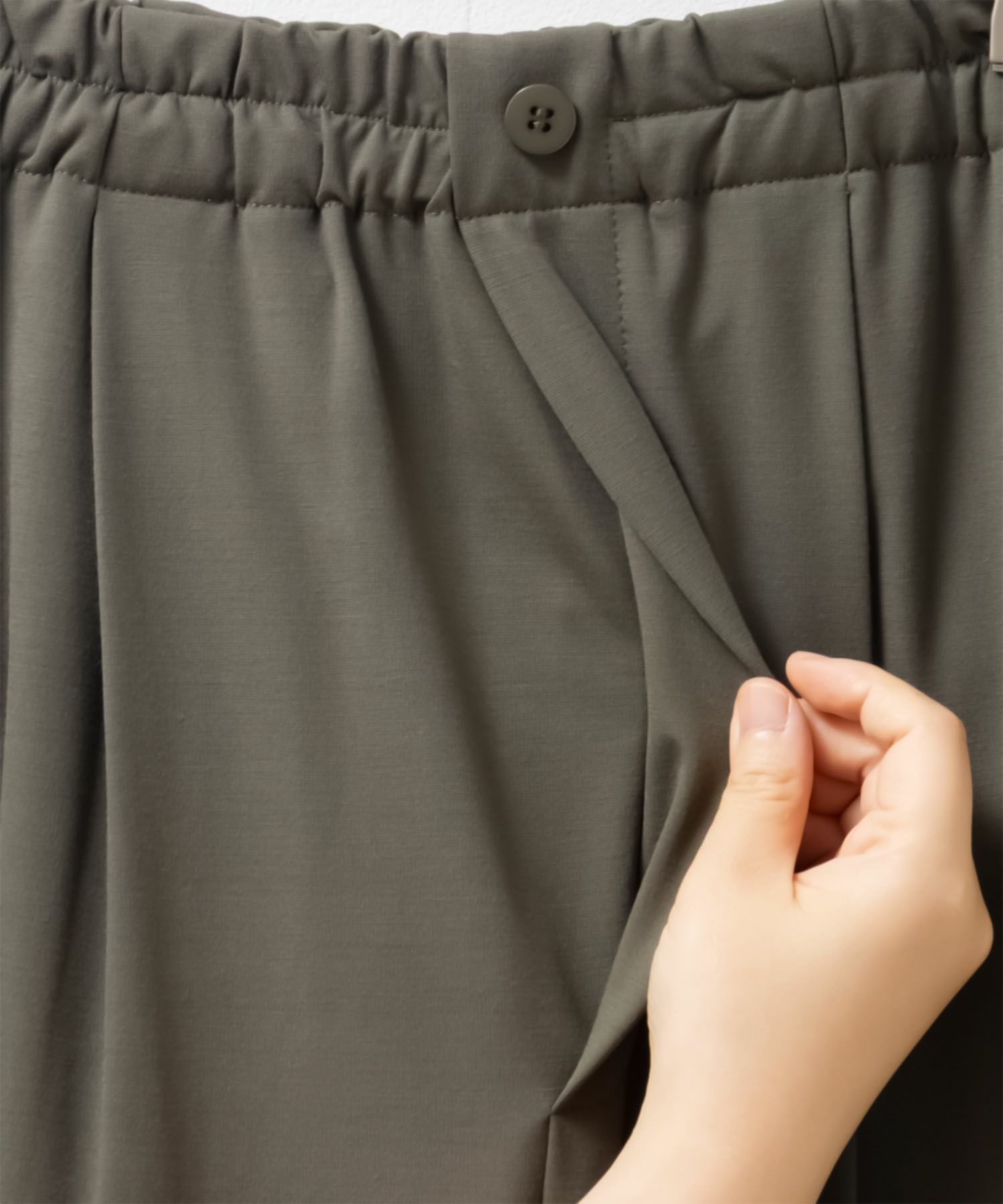 milli de l'air リラックストラウザーパンツ レディース