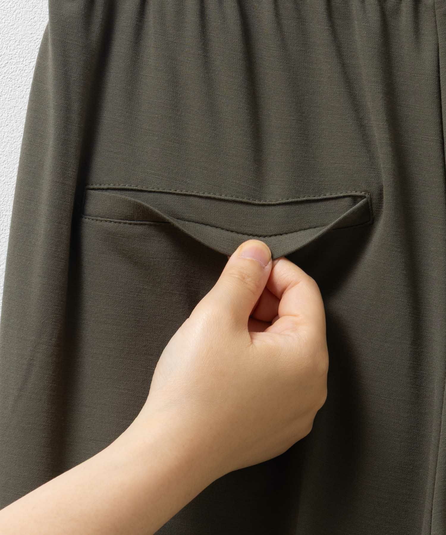 milli de l'air リラックストラウザーパンツ レディース