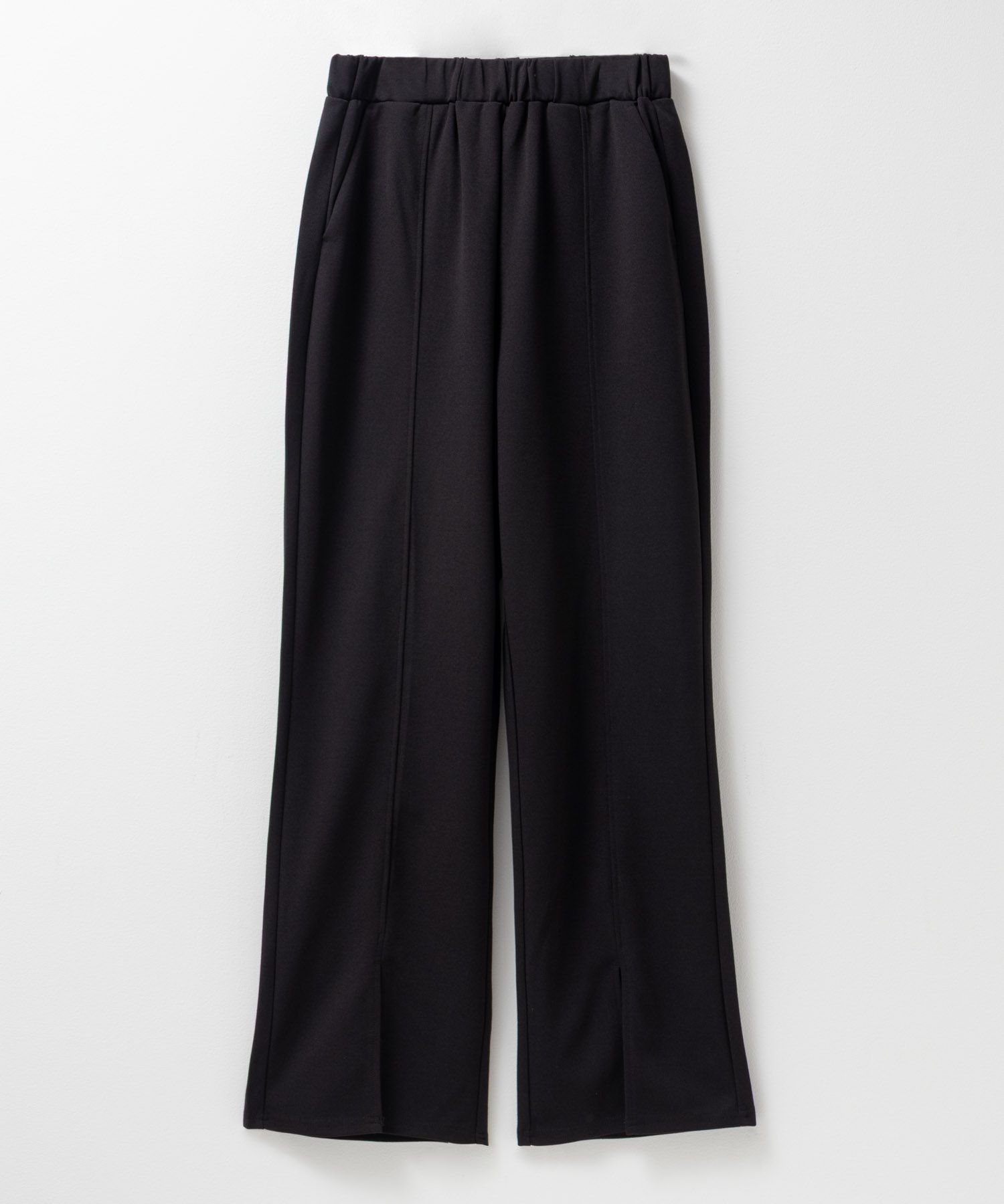 milli de l'air カットジョーゼットスリットパンツ レディース商品画像-15