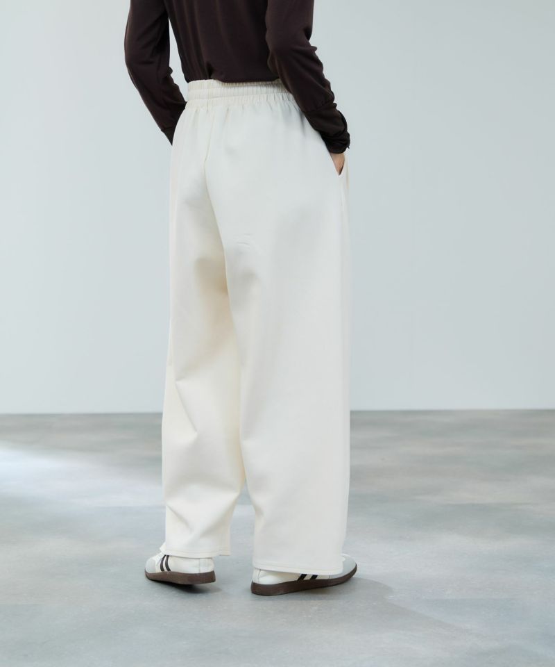 milli de l'air ポンチ素材 リラックスカーブパンツ レディース商品画像-6