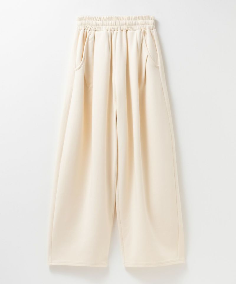 milli de l'air  ポンチ素材 リラックスカーブパンツ レディース商品画像-18