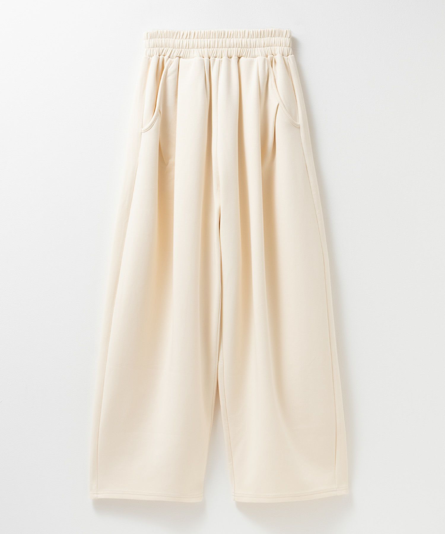 milli de l'air  ポンチ素材 リラックスカーブパンツ レディース商品画像-18