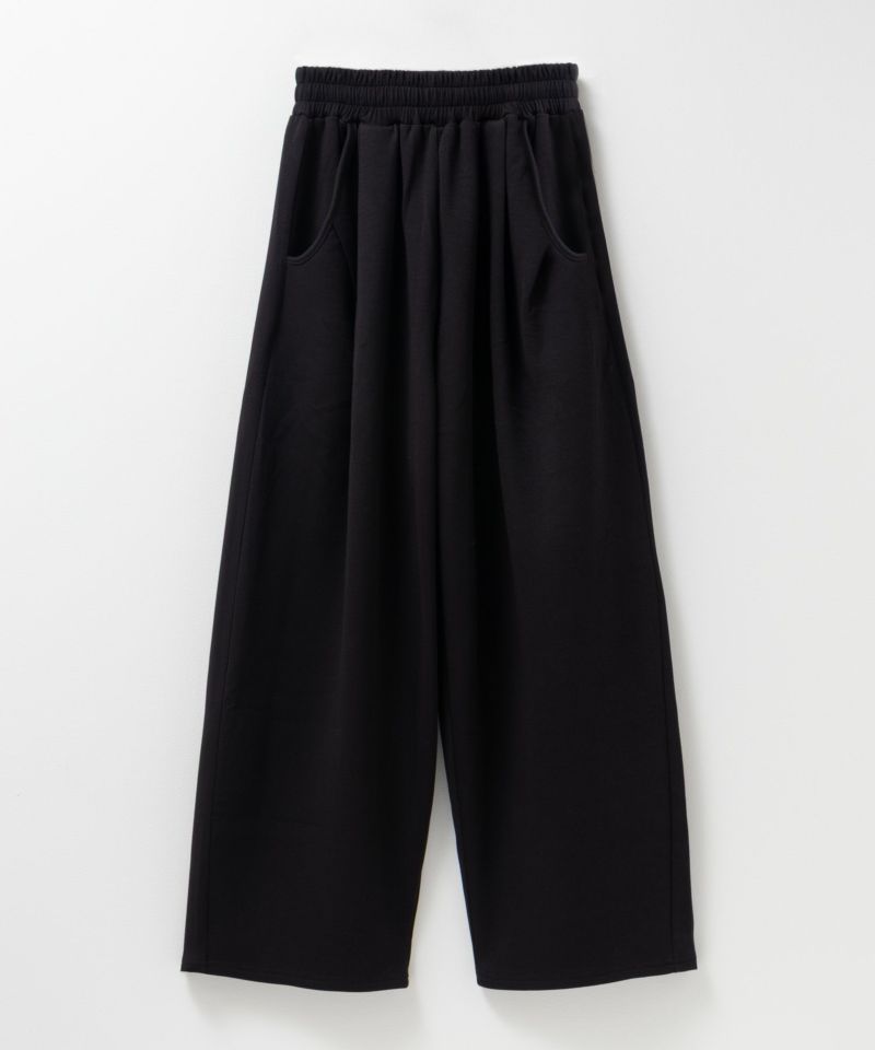 milli de l'air ポンチ素材 リラックスカーブパンツ レディース商品画像-19