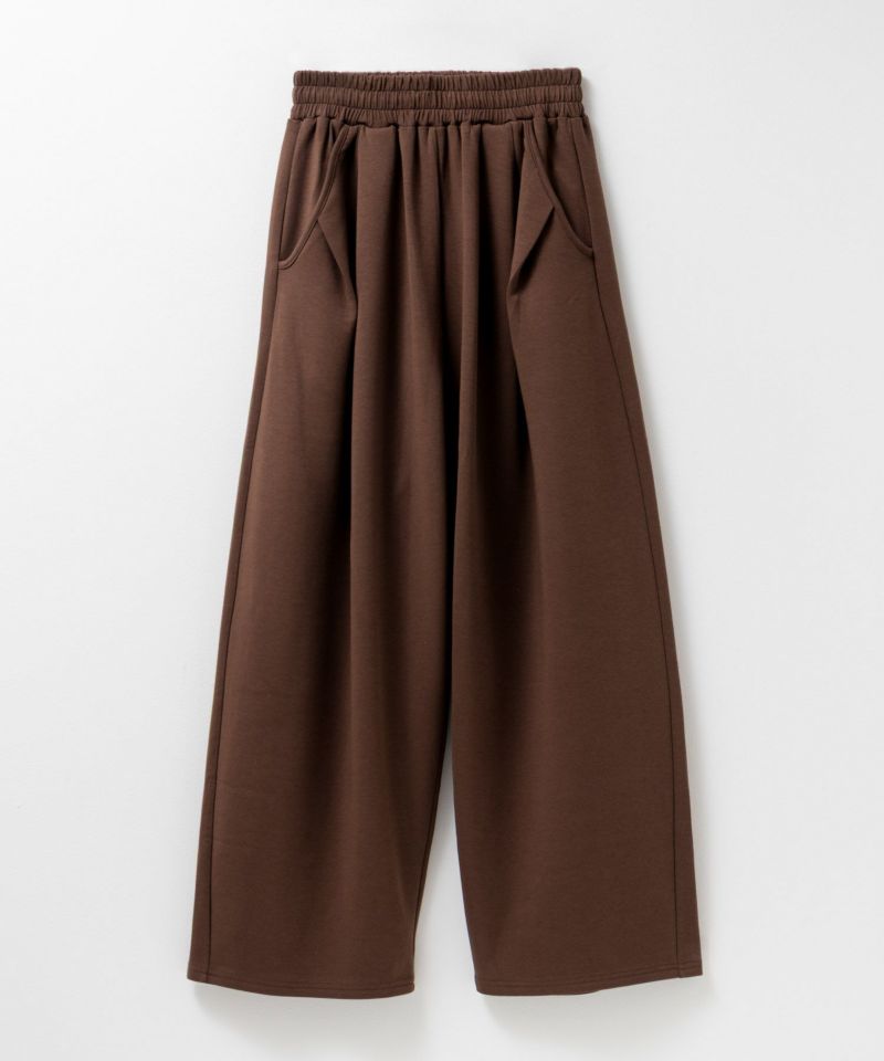 milli de l'air ポンチ素材 リラックスカーブパンツ レディース商品画像-20