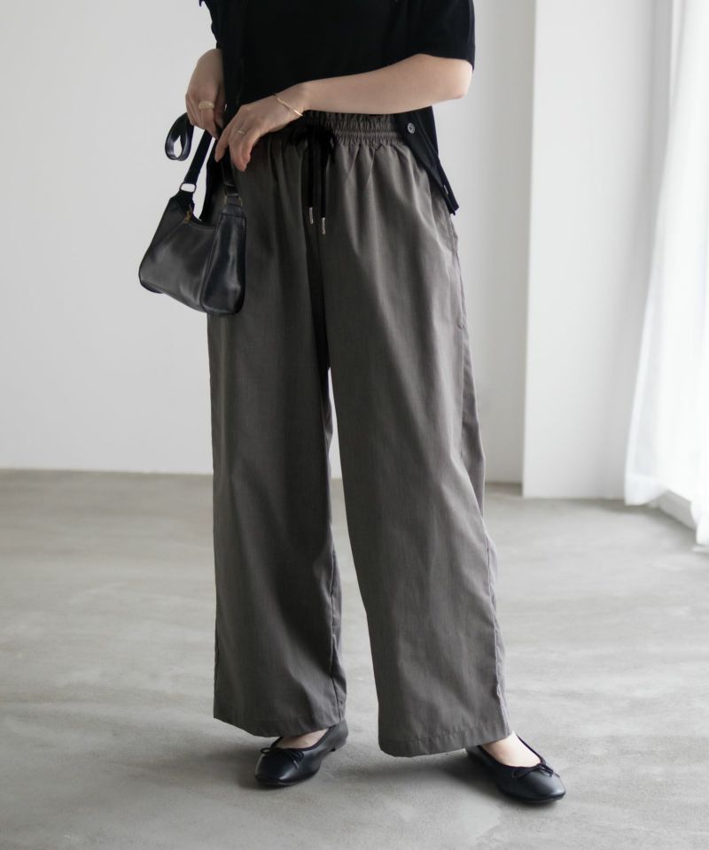 milli de l'air  デニムライクセミワイドパンツ レディース商品画像-1