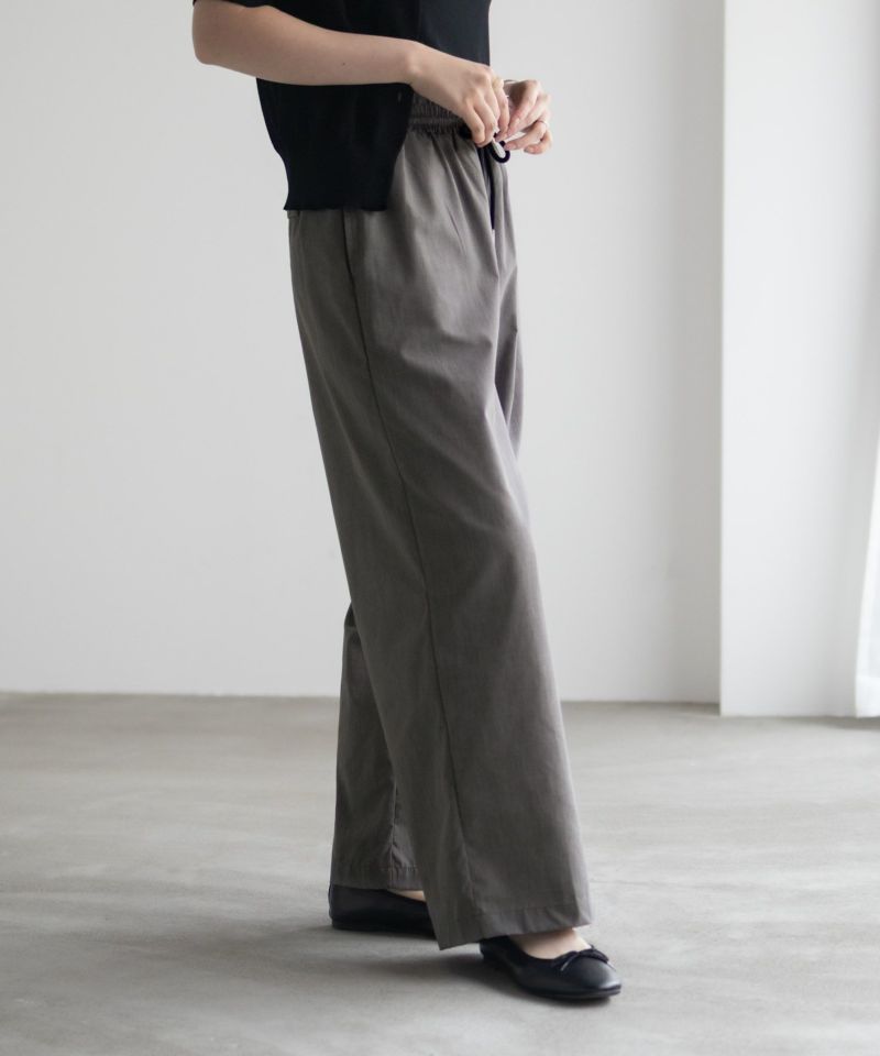 milli de l'air  デニムライクセミワイドパンツ レディース商品画像-5