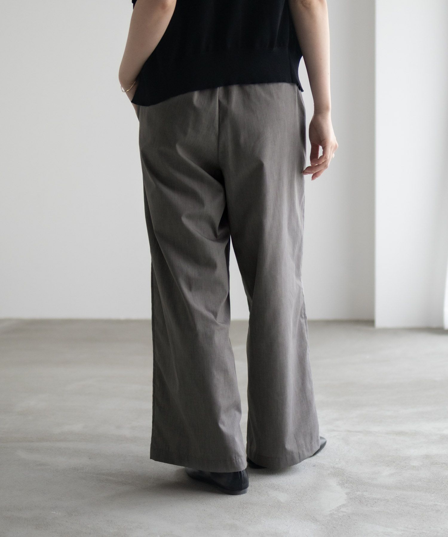milli de l'air  デニムライクセミワイドパンツ レディース商品サムネイル-8