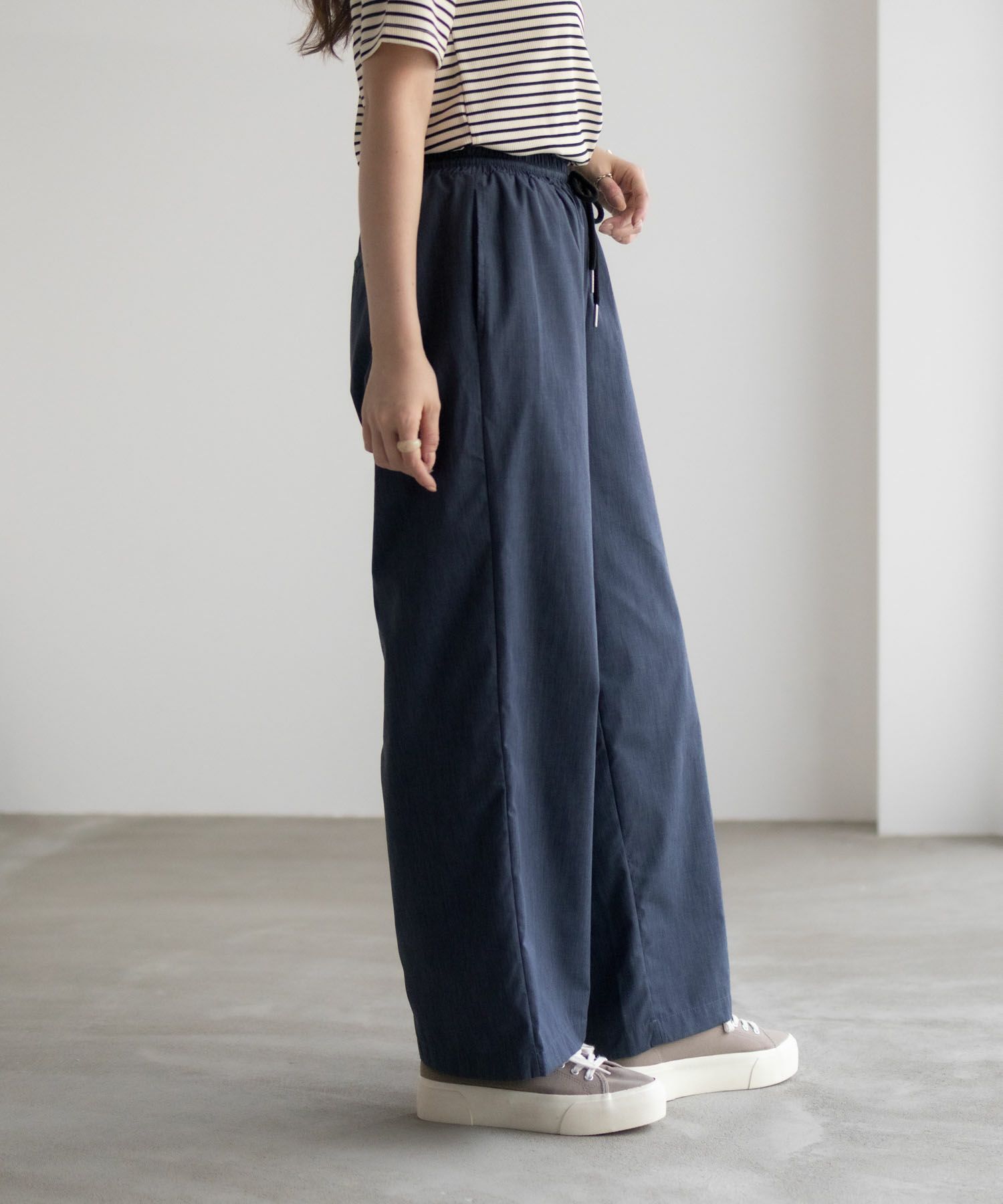 milli de l'air  デニムライクセミワイドパンツ レディース商品サムネイル-15