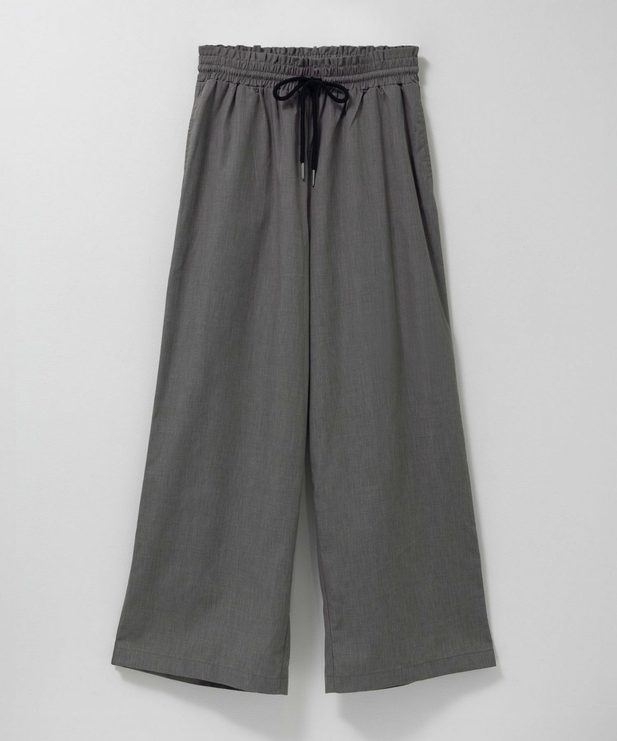 milli de l'air デニムライクセミワイドパンツ レディース