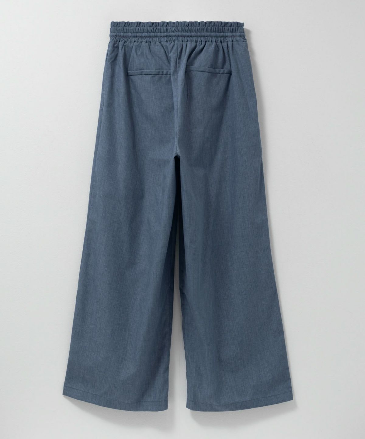 milli de l'air デニムライクセミワイドパンツ レディース