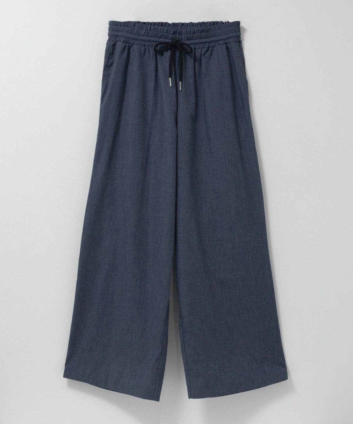 milli de l'air デニムライクセミワイドパンツ レディース