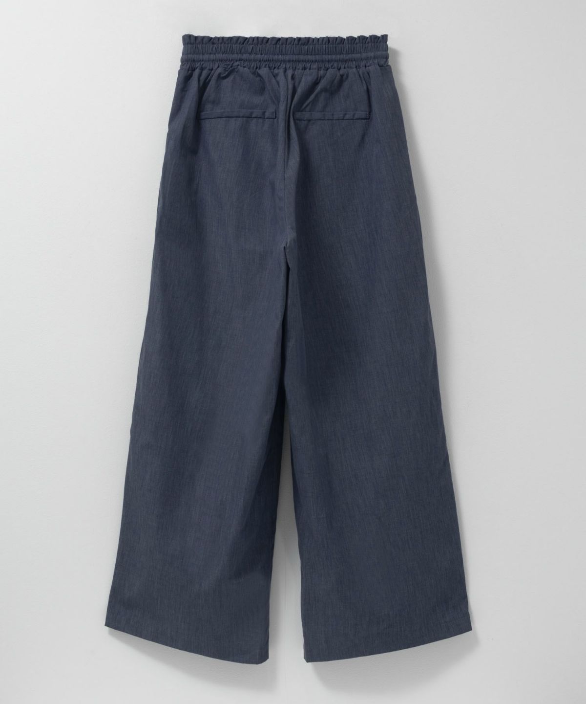 milli de l'air デニムライクセミワイドパンツ レディース