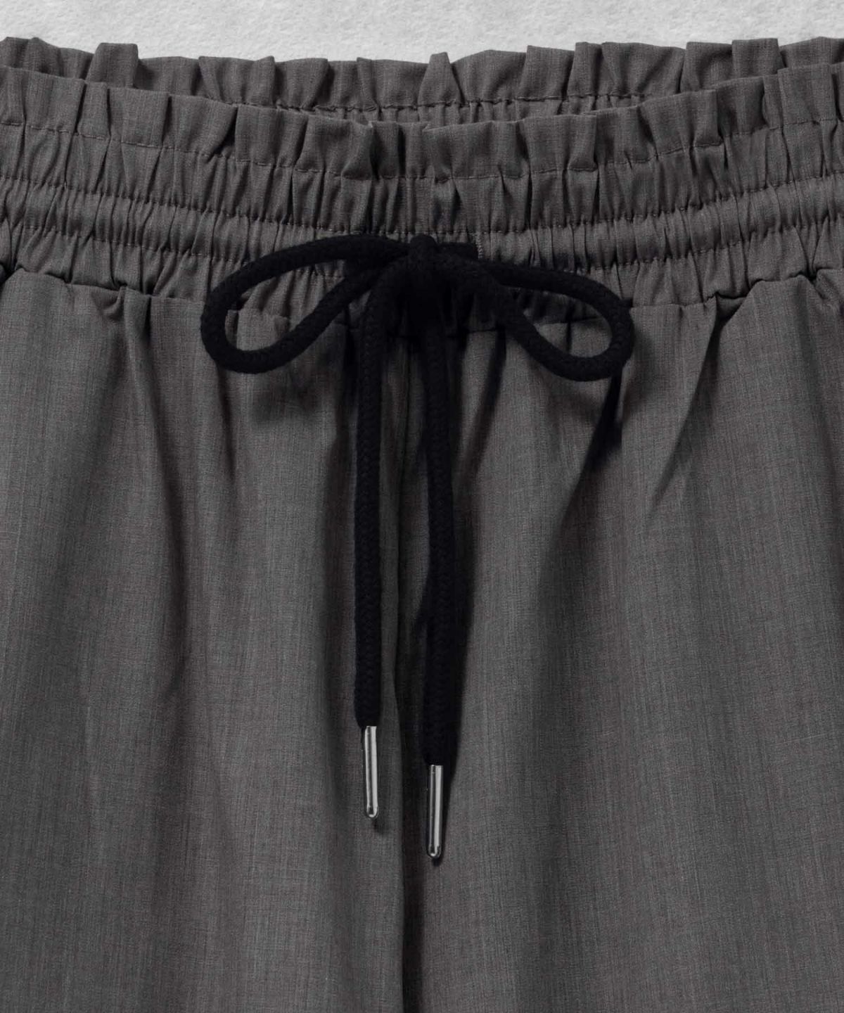 milli de l'air デニムライクセミワイドパンツ レディース