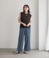 milli de l'air  デニムライクセミワイドパンツ レディース商品サムネイル-29