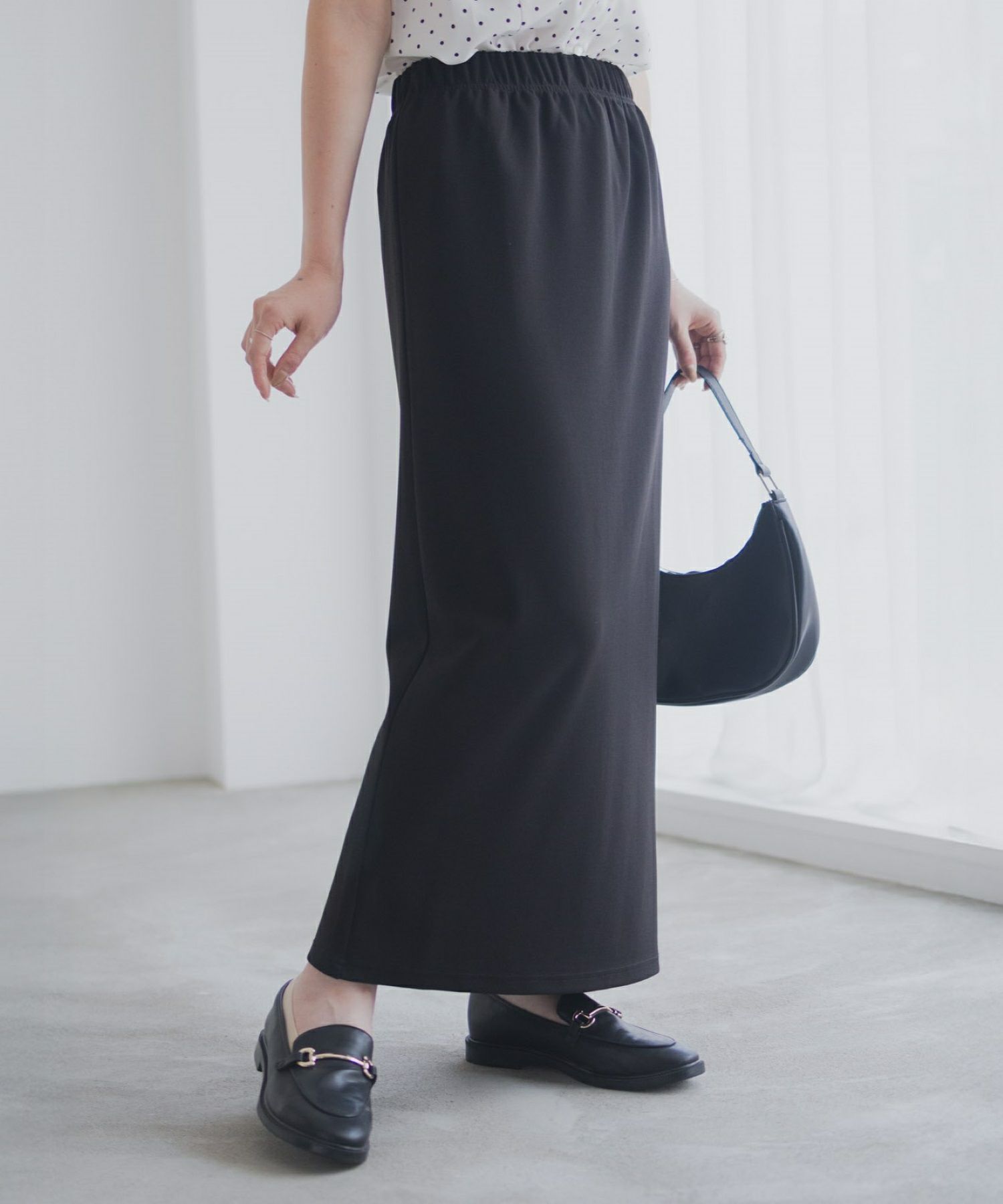 milli de l'air  ジョーゼットナロースカート レディース商品サムネイル-1