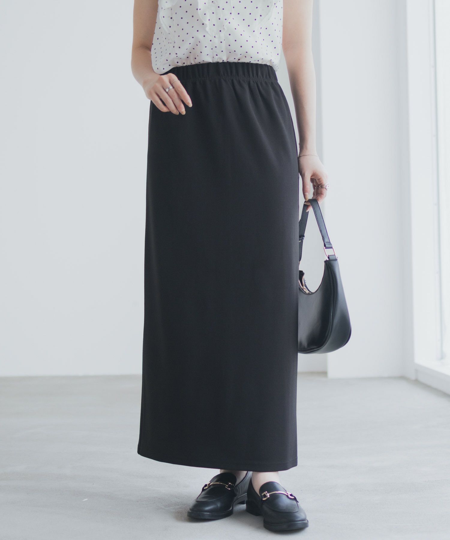 milli de l'air  ジョーゼットナロースカート レディース商品サムネイル-5