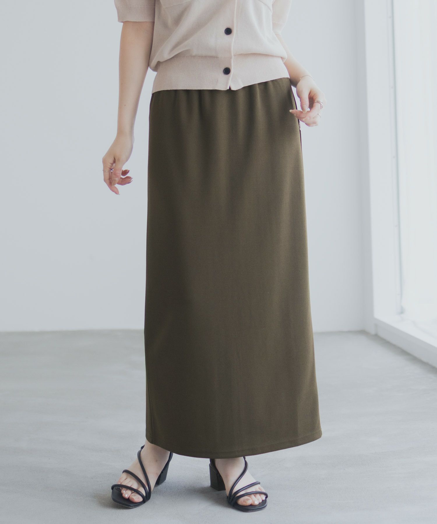 milli de l'air  ジョーゼットナロースカート レディース商品サムネイル-12