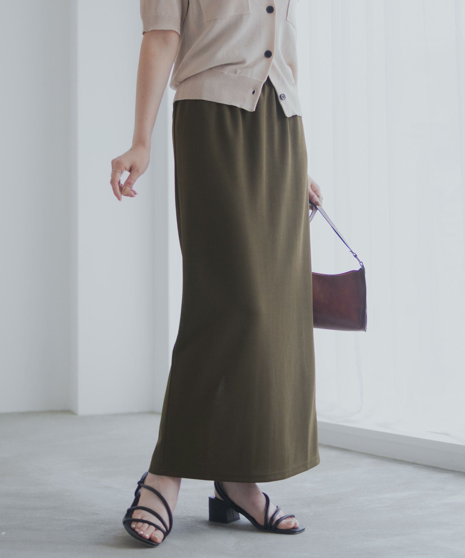 milli de l'air  ジョーゼットナロースカート レディース商品サムネイル-14