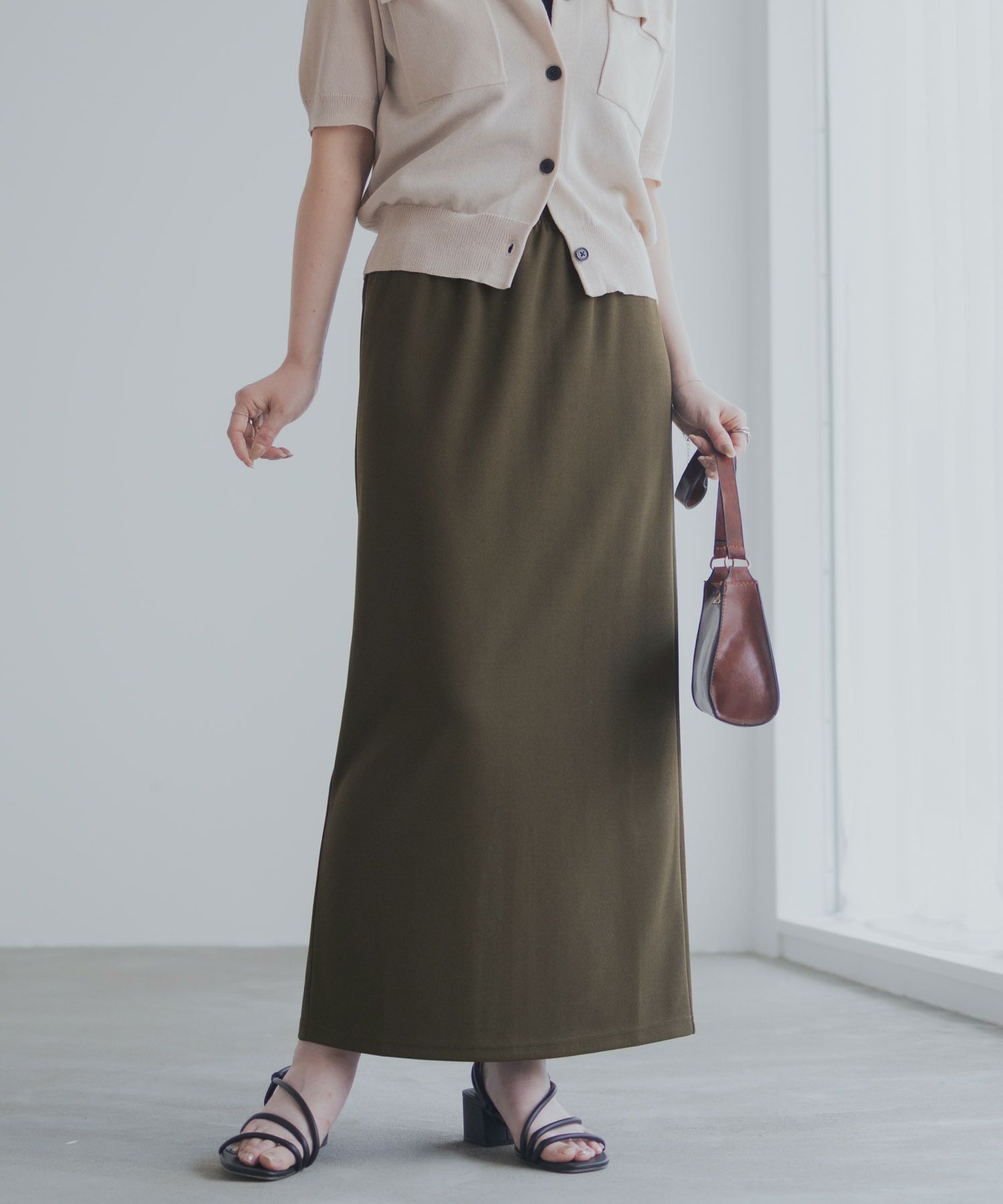 milli de l'air  ジョーゼットナロースカート レディース商品サムネイル-15