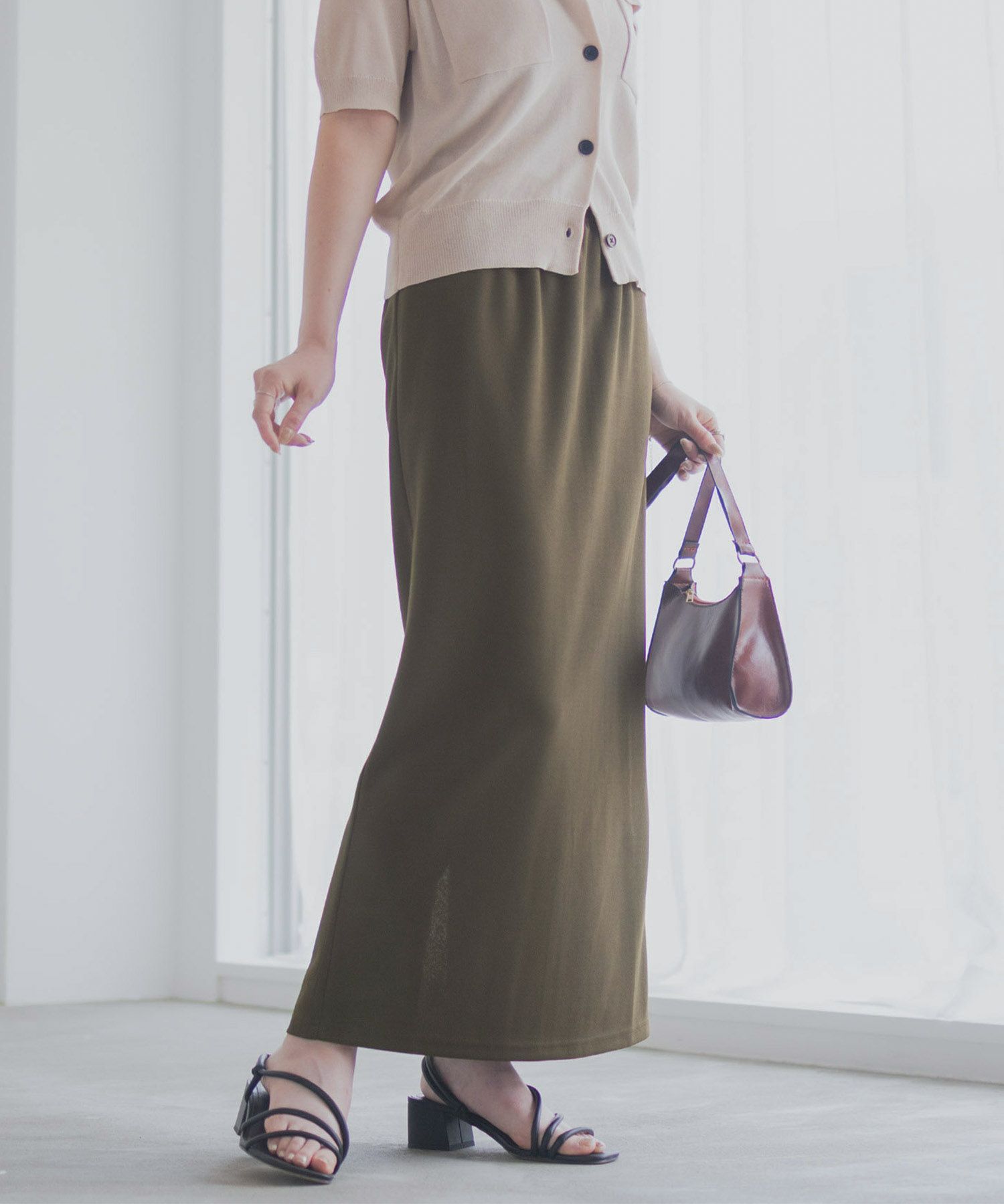 milli de l'air  ジョーゼットナロースカート レディース商品サムネイル-16