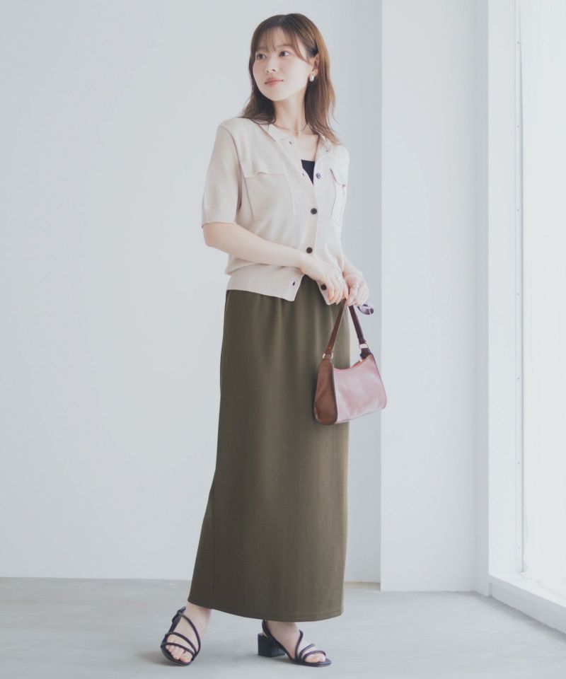 milli de l'air  ジョーゼットナロースカート レディース商品画像-18