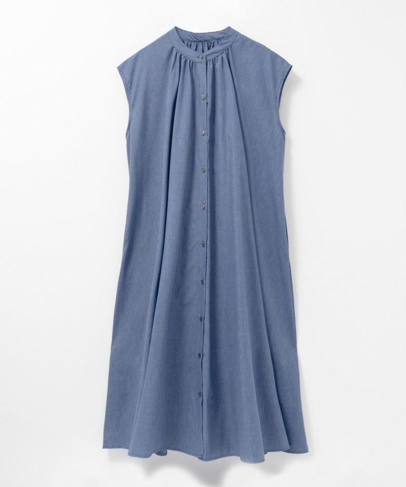 milli de l'air デニムライクシャツワンピース レディース商品画像-1